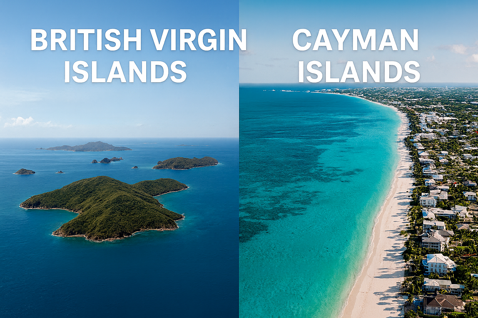 British Virgin Islands vs Cayman Islands: Compare Costs, Visas, and Business Setup