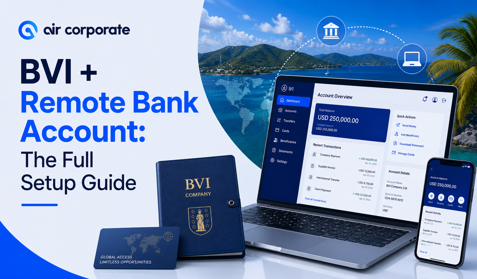 BVI Incorporation With Remote Bank Account Setup (2026): Providers, Eligibility, and Timelines